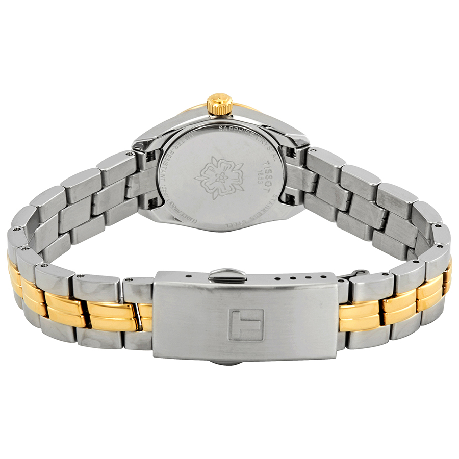 Tissot PR 100 Diamonds Mother of Pearl Dial Silver Steel Strap Watch for Women - T150.210.11.116.00