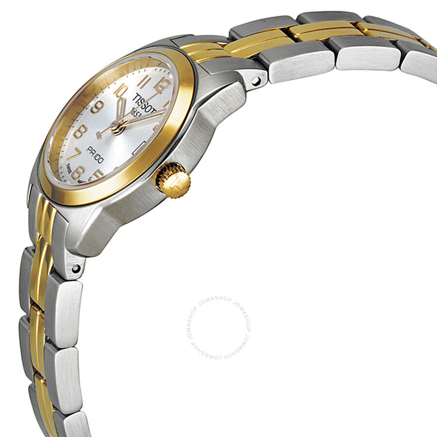 tissot pr100 two tone