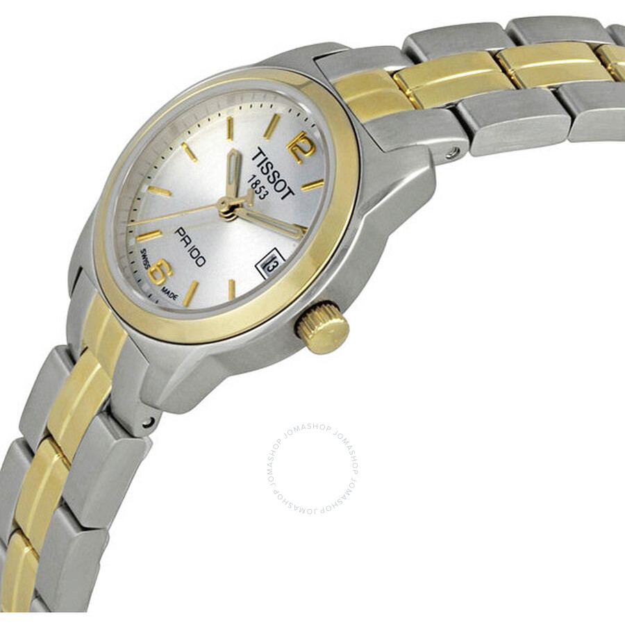 tissot pr100 two tone