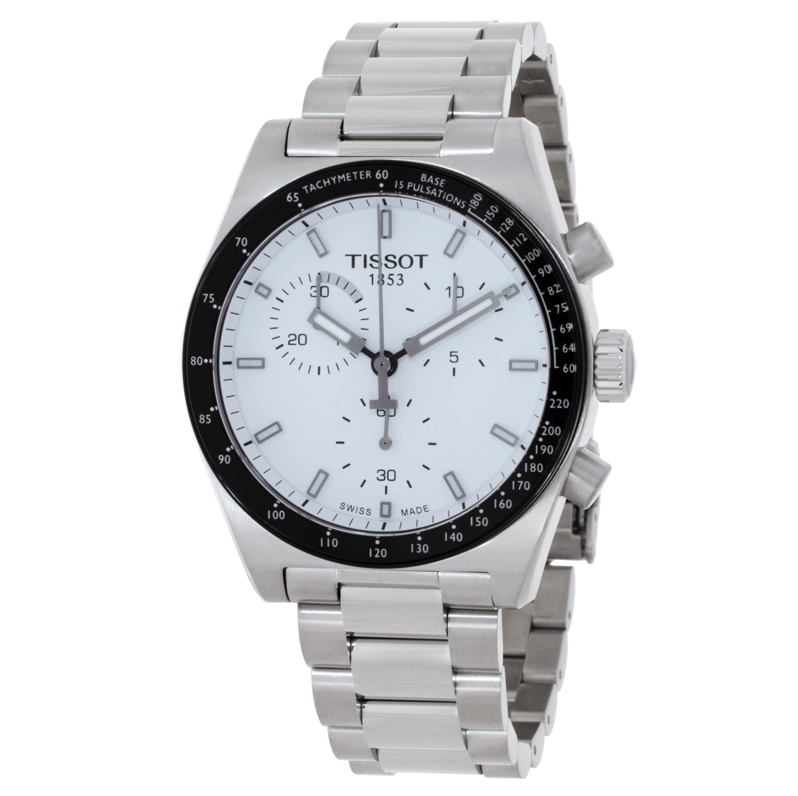 Tissot PR516 Chronograph Quartz White Dial Men's Watch T1494171101100