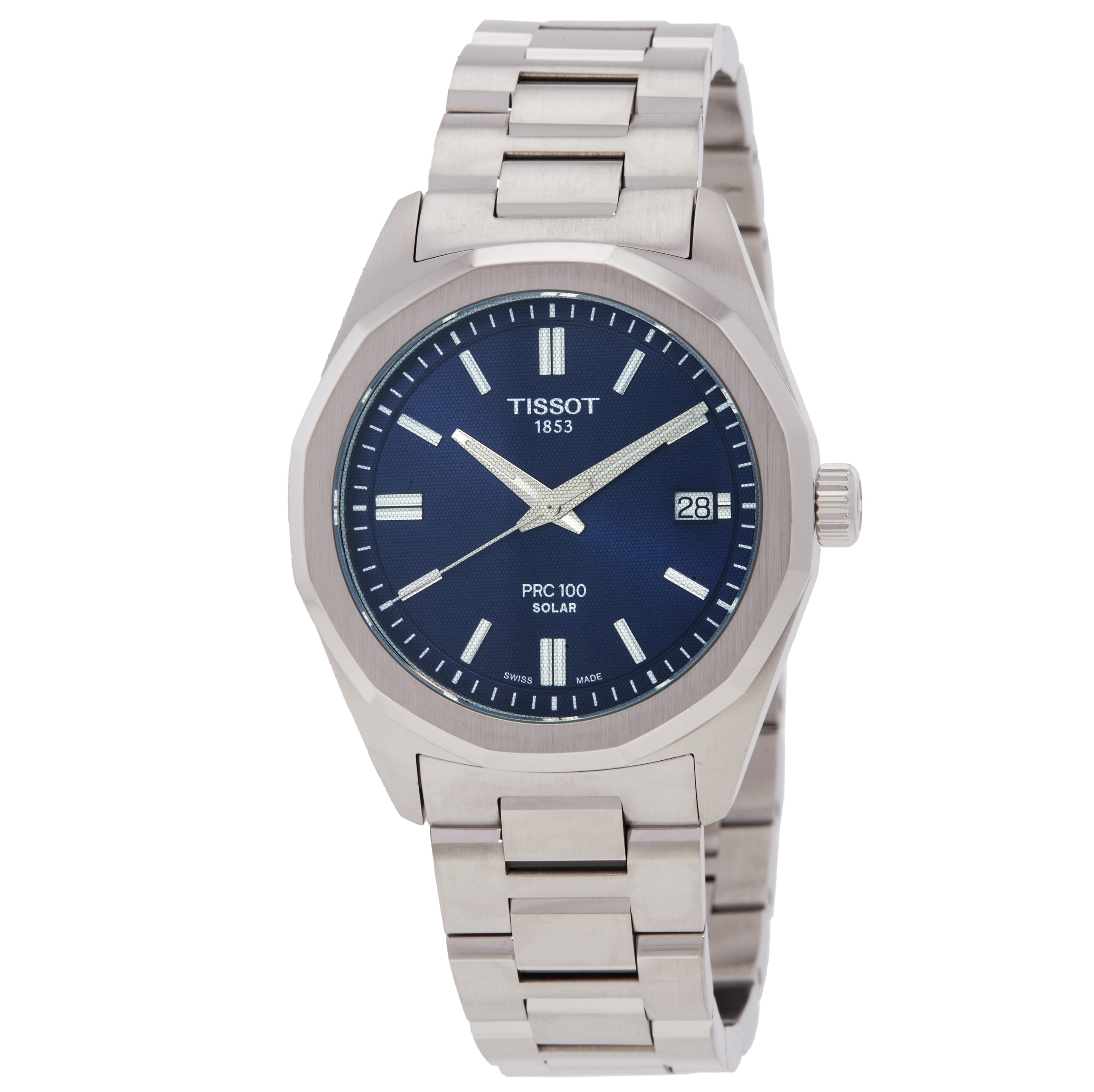 Tissot PRC 100 Quartz Solar Blue Dial Ladies Watch T151.822.11.041.00