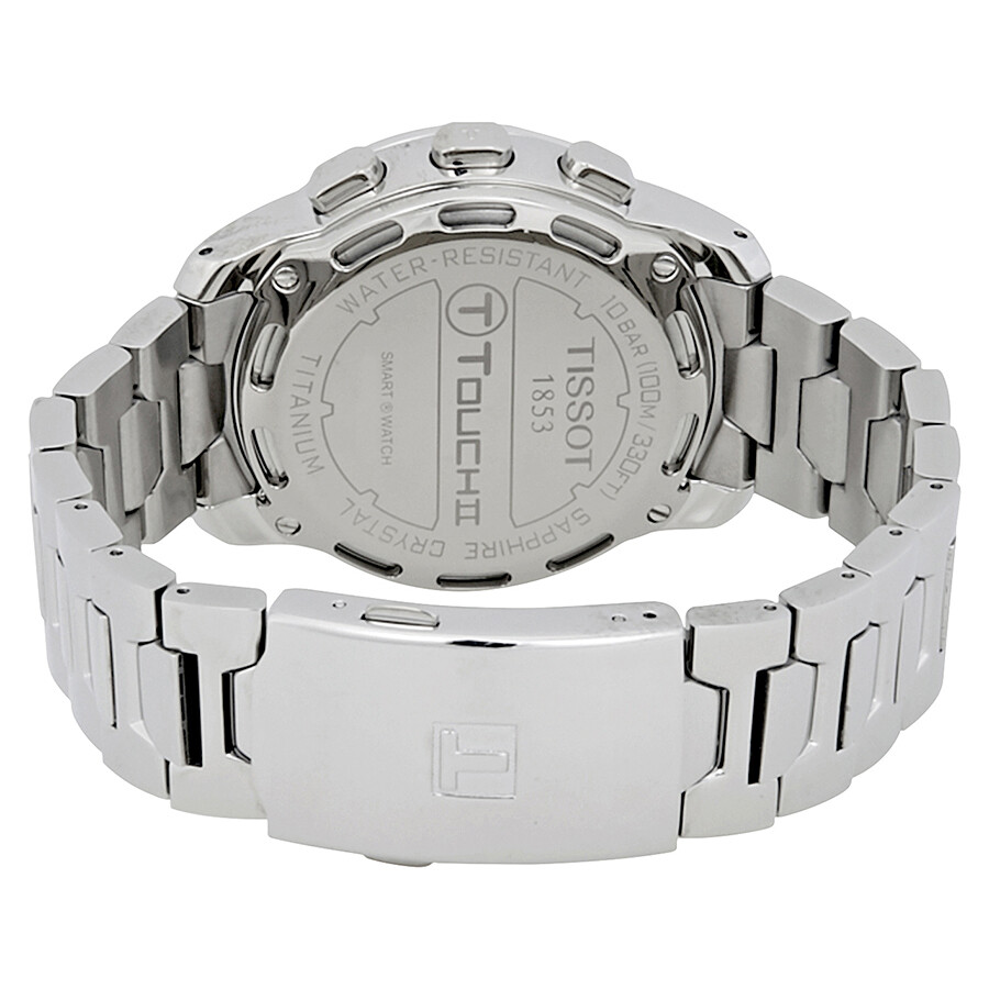 Tissot T-Touch II Mother of Pearl Dial Titanium Ladies Watch T047.220.44.116.00 - T-Touch II - T 