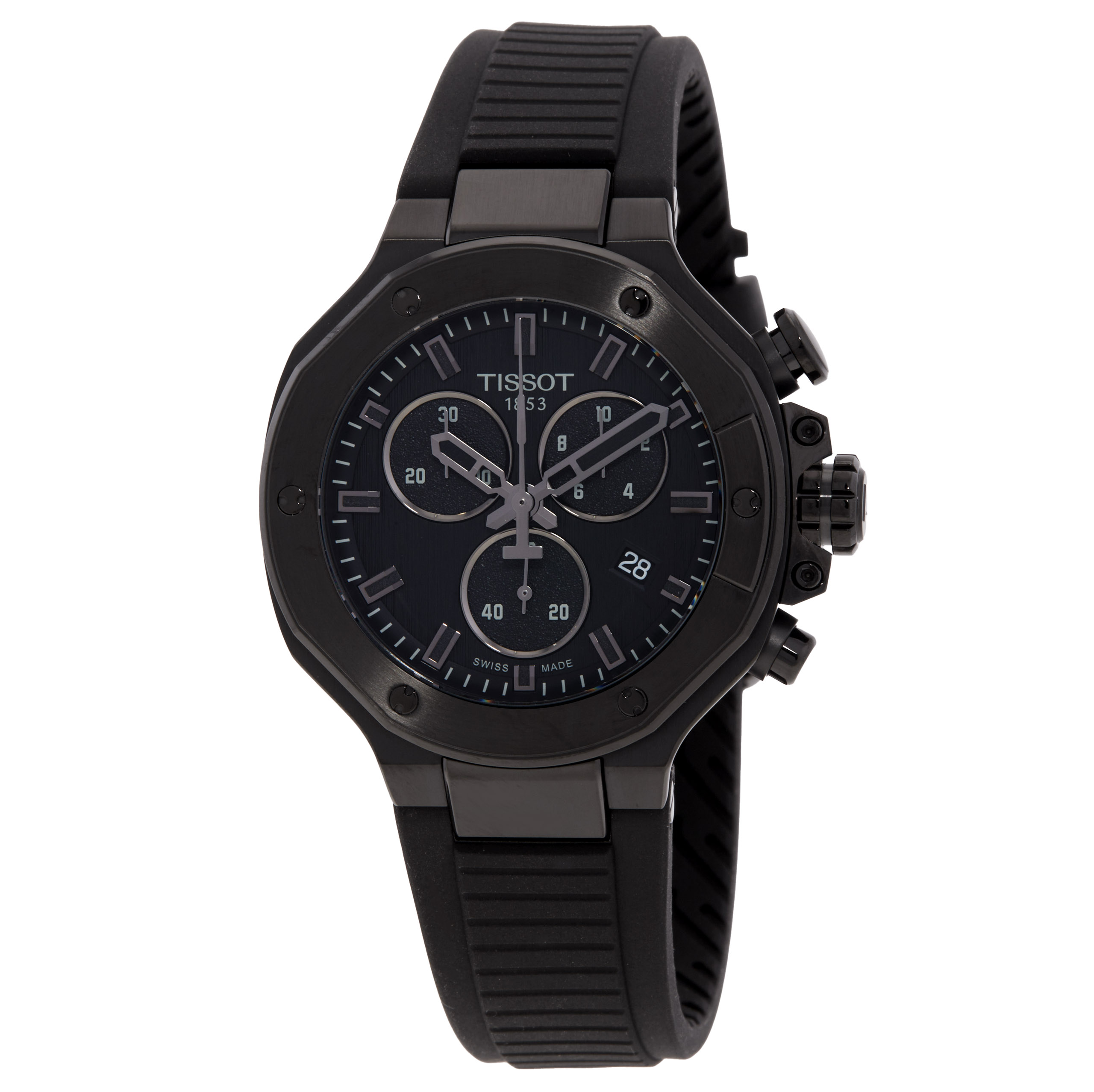 Tissot T-Race Chronograph Quartz Black Dial Watch T1418173705100