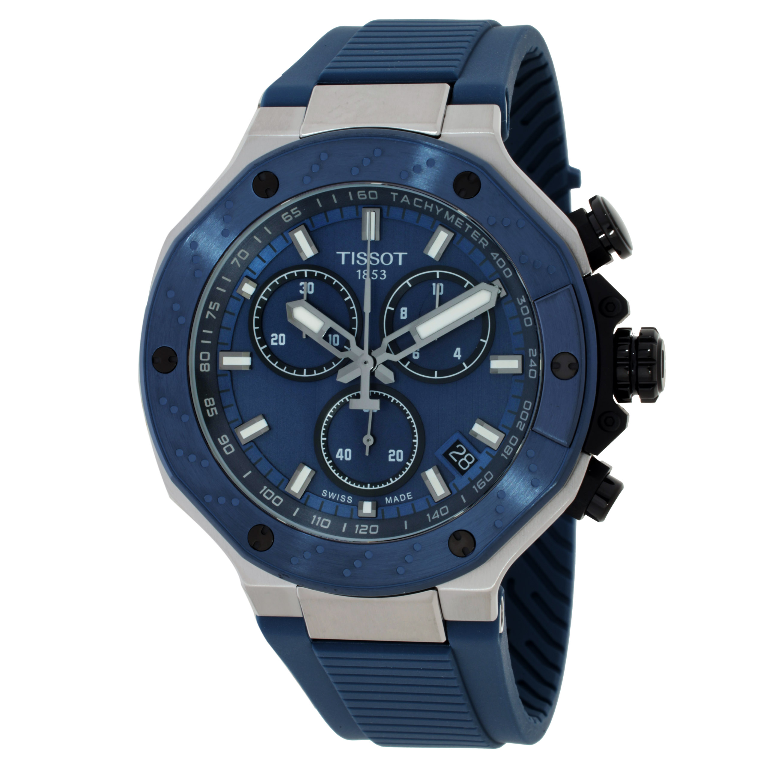 Tissot T-Race Chronograph Quartz Blue Dial Men's Watch T1414172704100