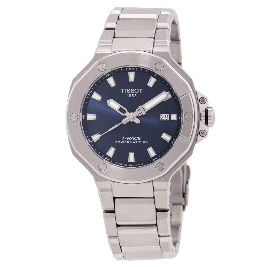 Tissot T-Race Powermatic 80 Automatic Blue Dial Men's Watch