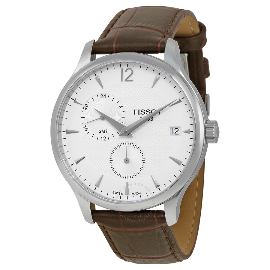 Tissot Tradition GMT White Dial Men s Watch T0636391603700