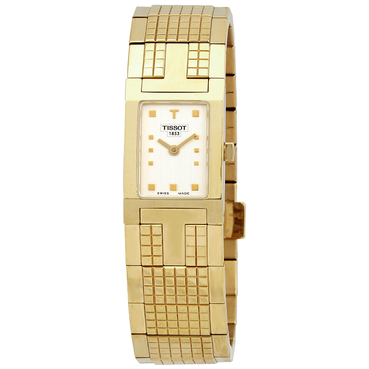 Tissot T-Trend T-Minisquare Ladies Watch and Bracelet Set T04.5.185.31