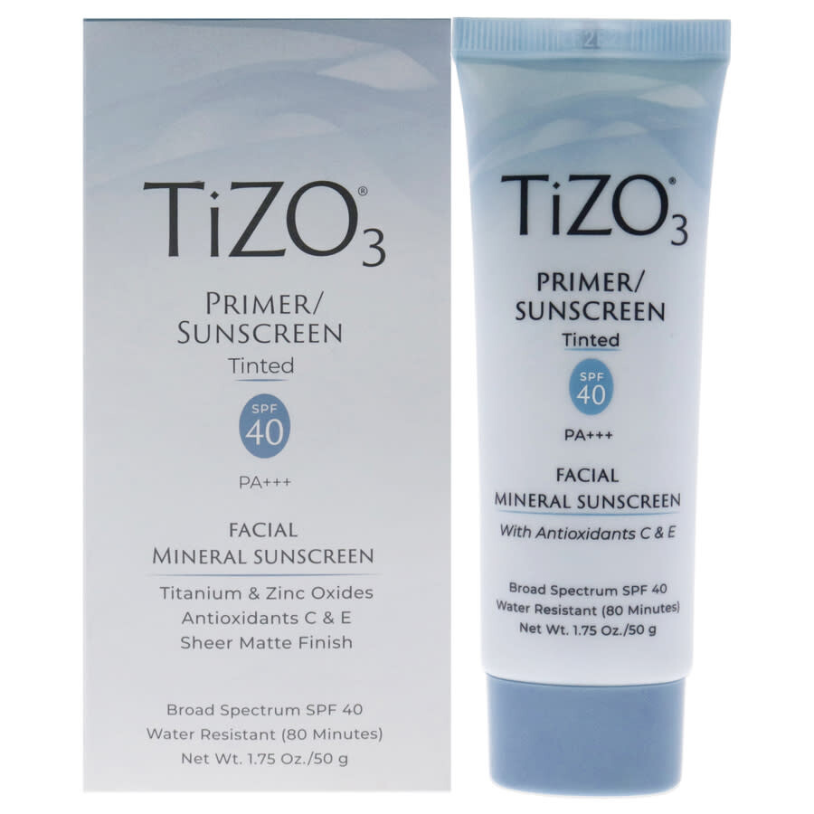 Tizo 3 Facial Primer Tinted Spf 40 Sunscreen 1.75 oz Skin Care 843711368126