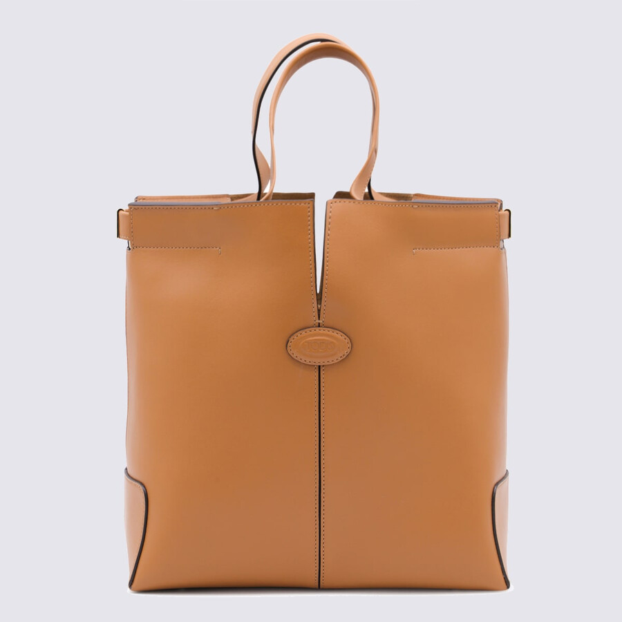 Tod's Tods Brown Leather Totes In Brown