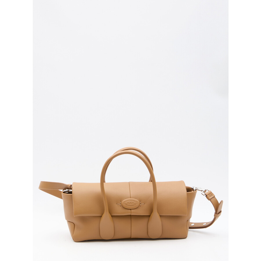 Tod's Tods Di Bag Reverse Ew Flap In Brown