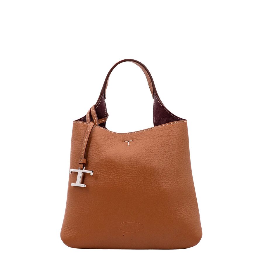 Tod's Tods Leather Handbag In Brown
