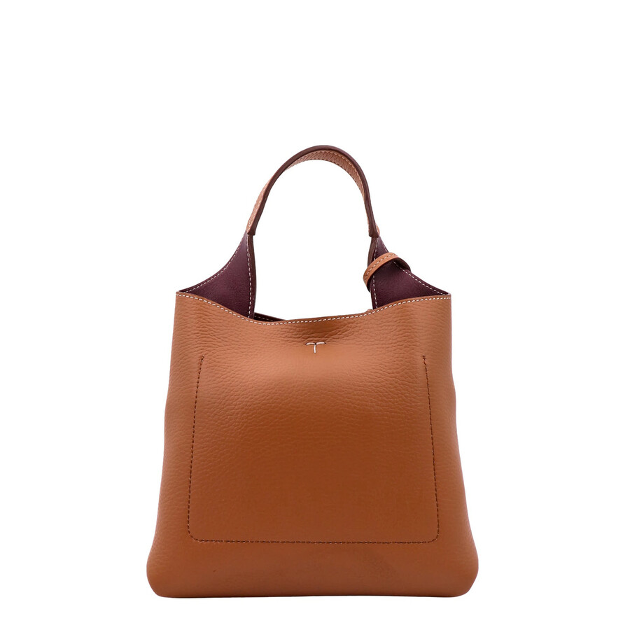 Tod's Tods Leather Handbag In Brown