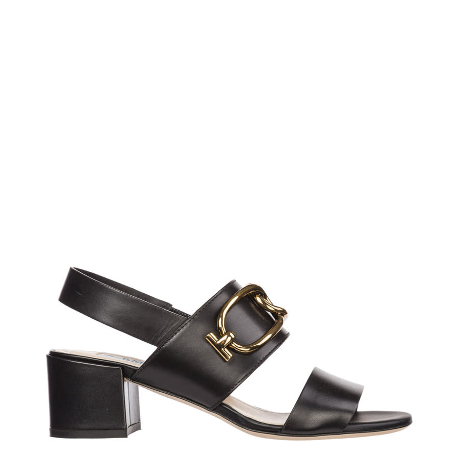 Tod's Tod's Leather Heeled Sandals XXW44B0BD40D90B999 - Shoes