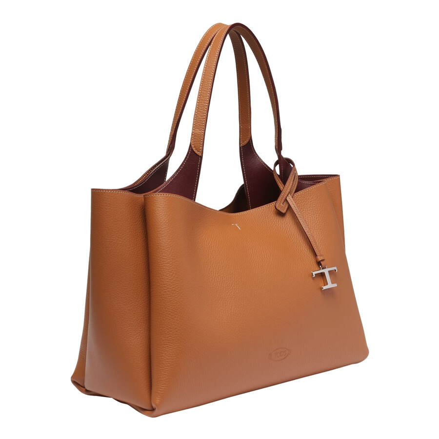 Tod's Tods Leather Tote Bag In Brown