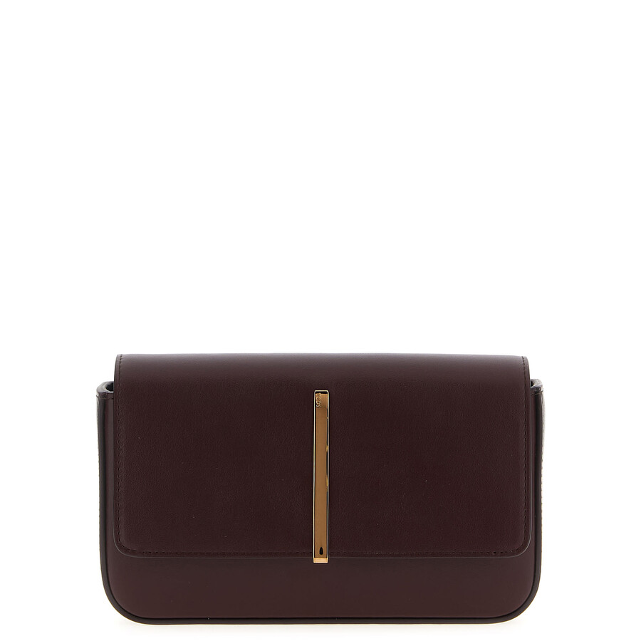 Tod's Tods Mini Leather Shoulder Strap In Brown