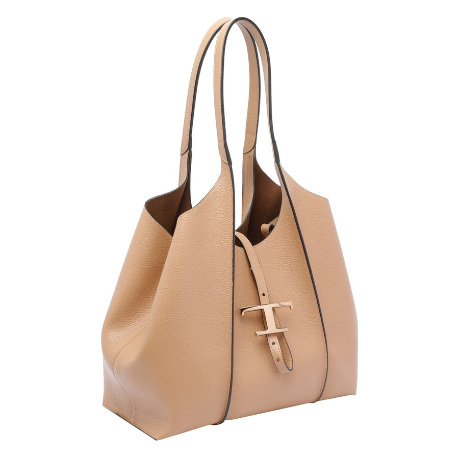 Tod's Tods T Timeless Shoulder Bag In Sand