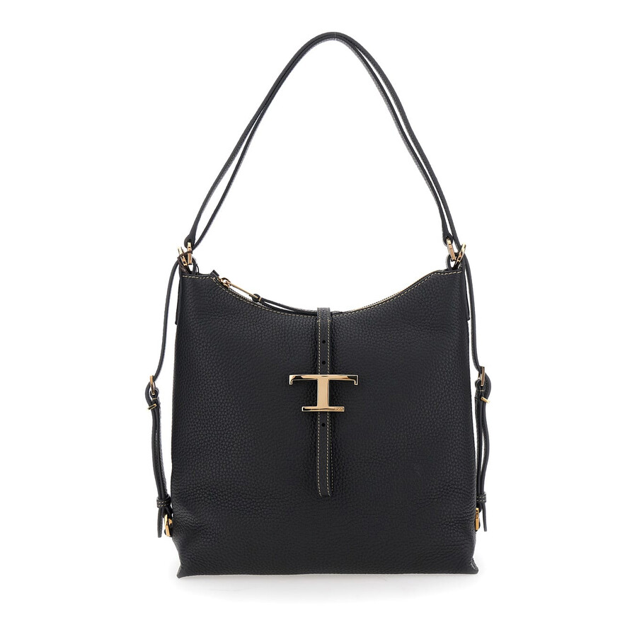 Tod's Tods T Timeless Shoulder Bag In Black