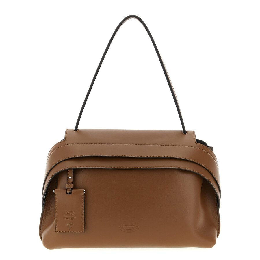 Tod's Tods Tods Wave Medium Shoulder Bag In Brown