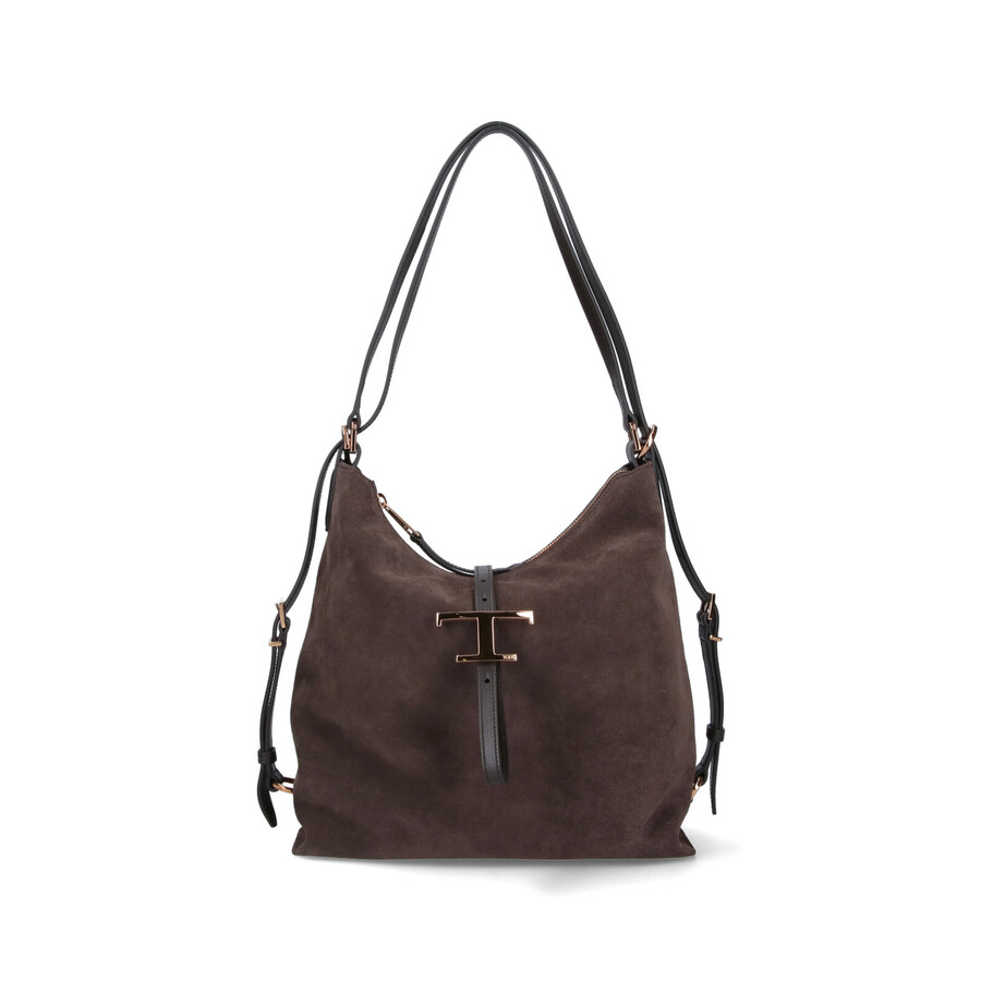 Tod's Tods T-timeless Shoulder Bag In Brown