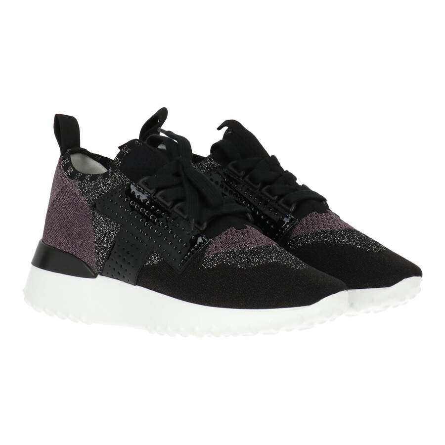 Tod's Womens Black Sneaker, Size 7 XXW80A0CA92OW0B999 812625376991