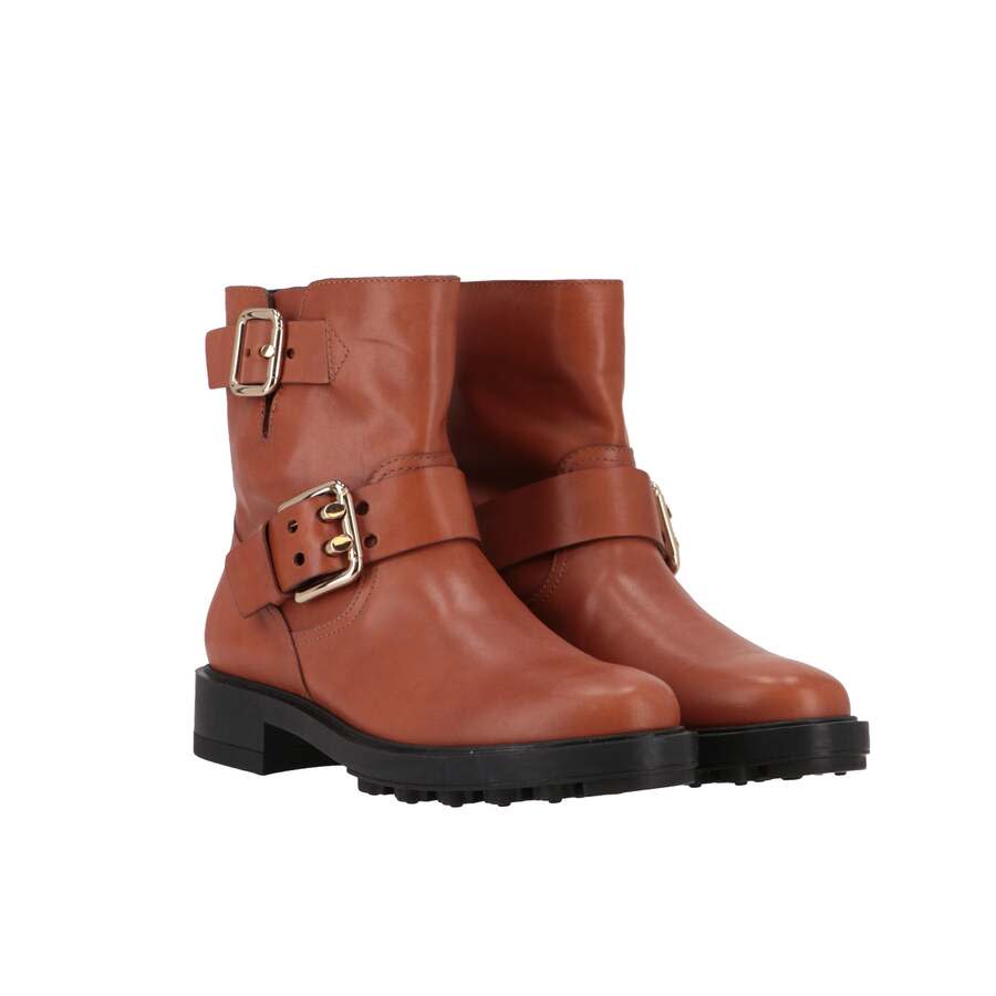 Tod's Womens Cognac Boot, Size 7 XXW0XM0T590D90S006 812625377055