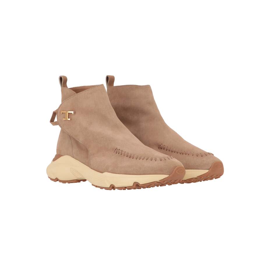 Tod's Womens Medium Taupe Sneaker, Size 7 XXW54C0FG10XOFC815