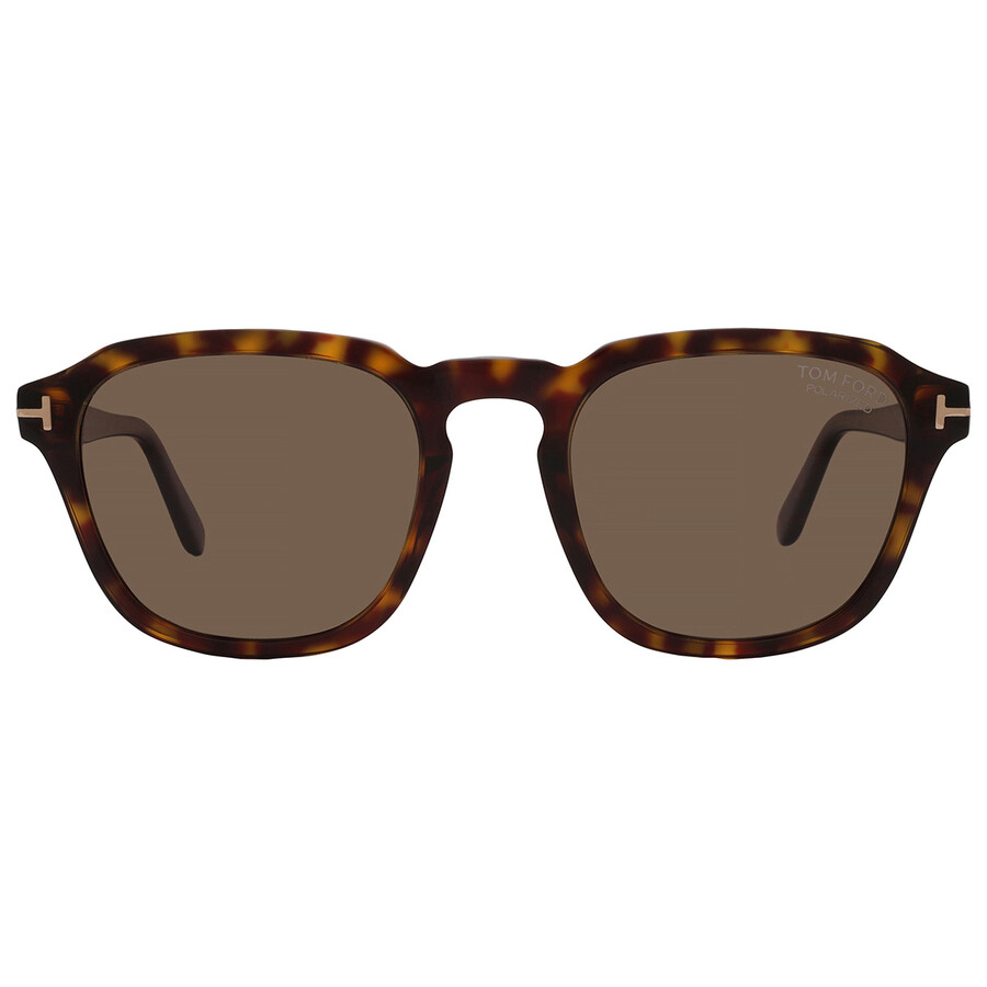 Tom Ford Avery Polarized Brown Square Men's Sunglasses Ft0931 52h 52