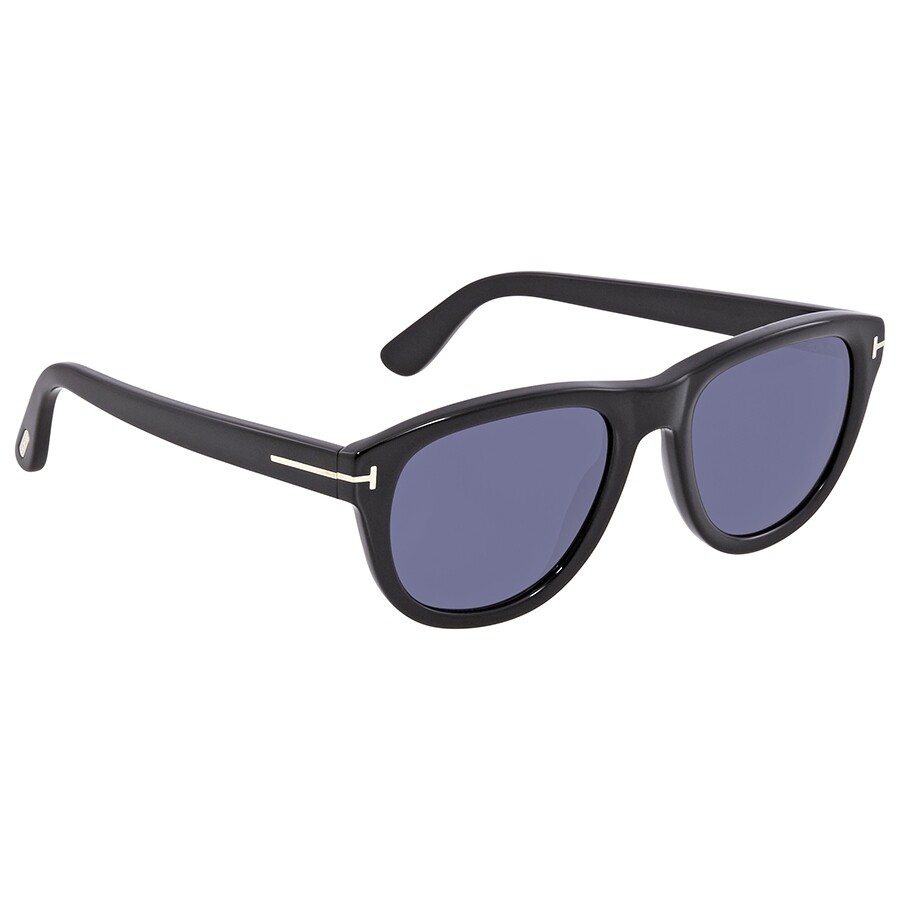 Tom Ford Benedict Blue Geometric Men's Sunglasses FT0520 01V 53