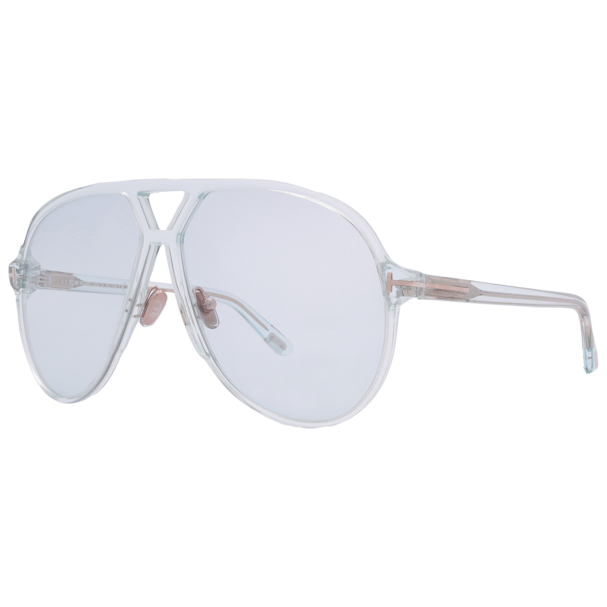 Occhiali Da Sole Tom Ford BERTRAND FT 1061 – Cristallo Blu Chiaro/lenti Blu – 100% UV – Italia - Foto 4