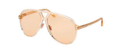 小物 Tom Ford FT1061 BERTRAND Light Brown Tom Ford Bertrand Brown Pilot Men's Sunglasses FT1061 45E 64
