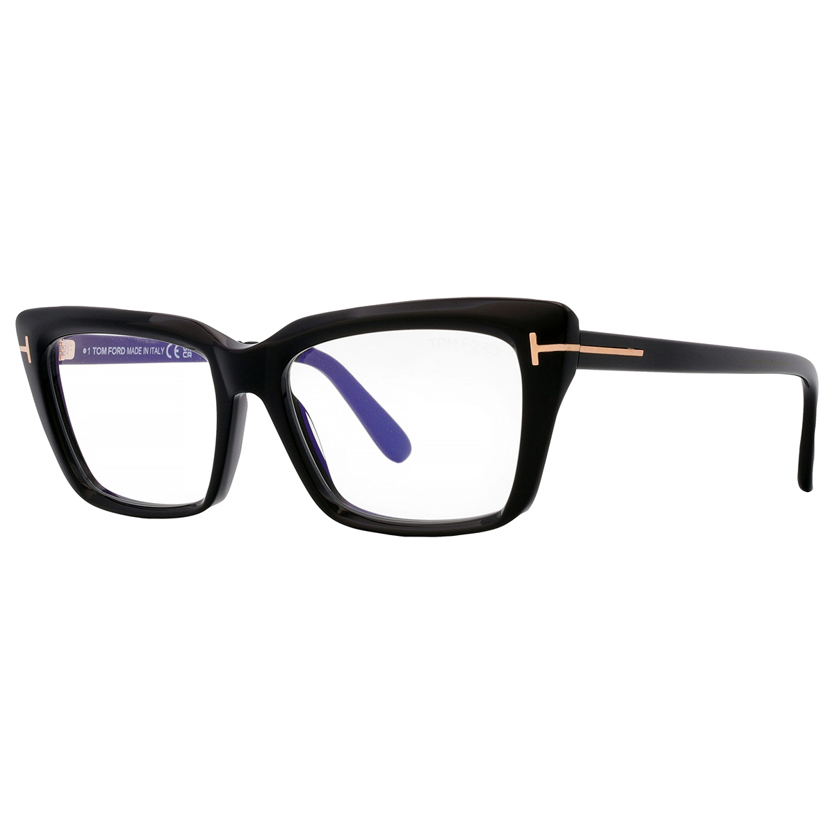 Tom Ford Blue Light Block Cat Eye Ladies Eyeglasses FT5894-B 001