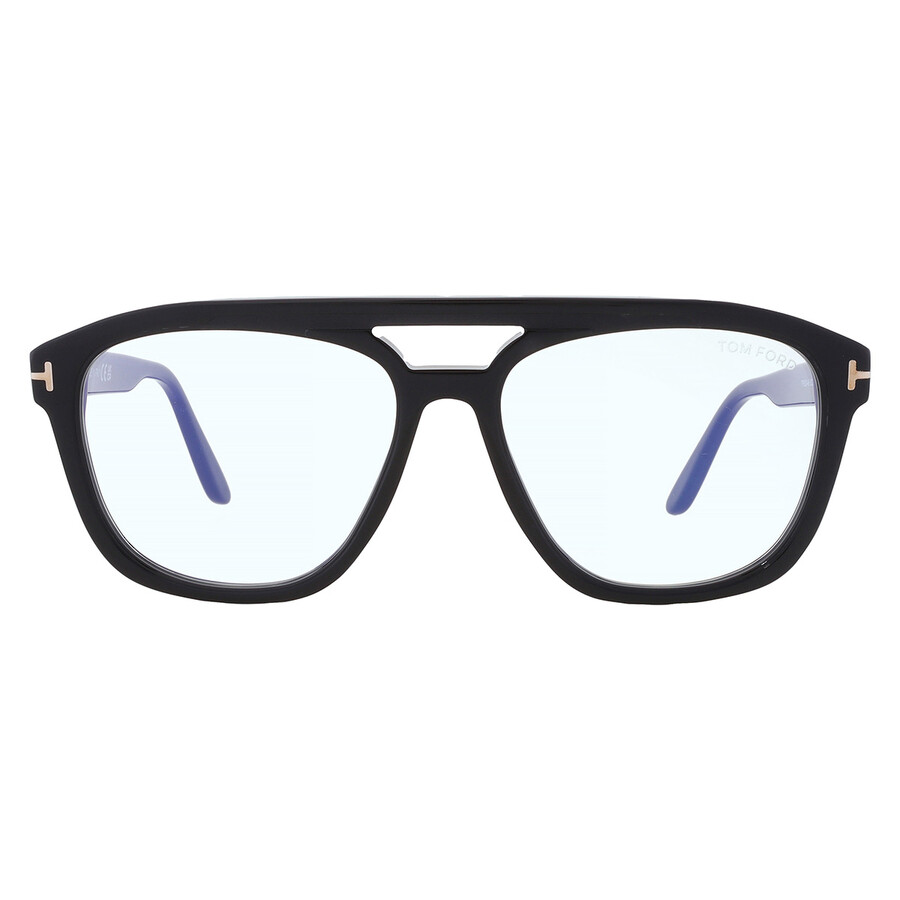 Tom Ford Blue Light Block Navigator Men's Eyeglasses Ft6024-b 001 56