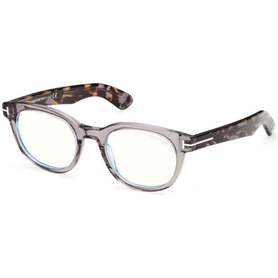 Tom Ford Blue Light Block Oval Men's Eyeglasses Ft5807-b 020 50