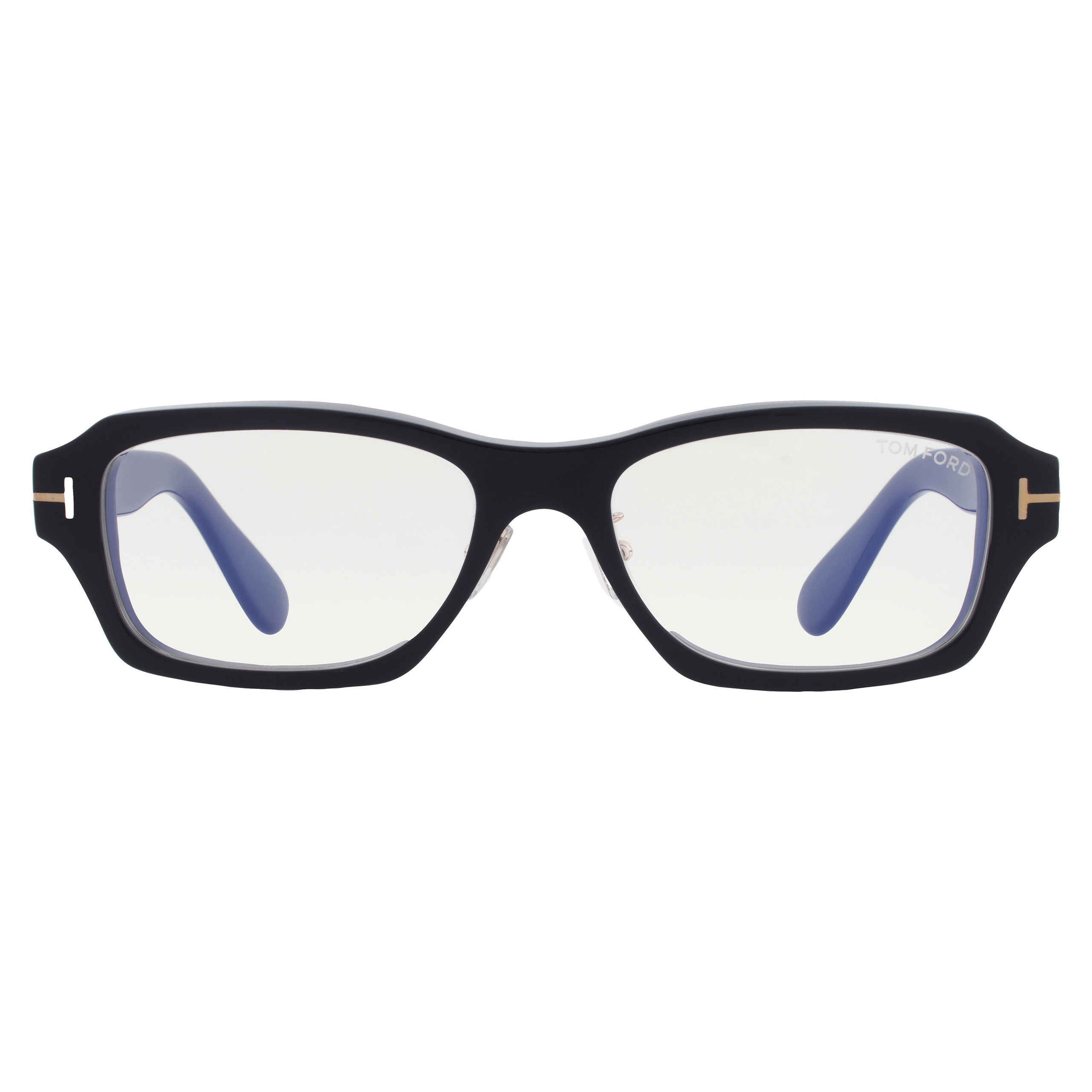 TOMFORD 블루라이트 차단 직사각형 남성 안경 FT6113-D-B 001 56