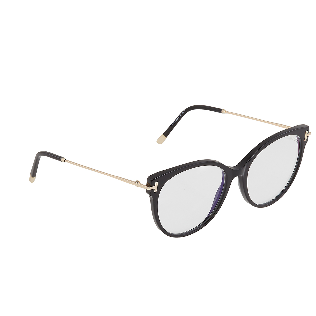 Tom Ford Blue Light Block Round Ladies Eyeglasses FT5770-B  display picture 1