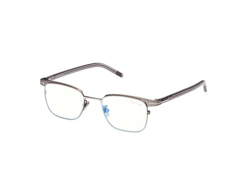 Tom Ford Blue Light Block Square Men's Eyeglasses FT5854-D-B 008