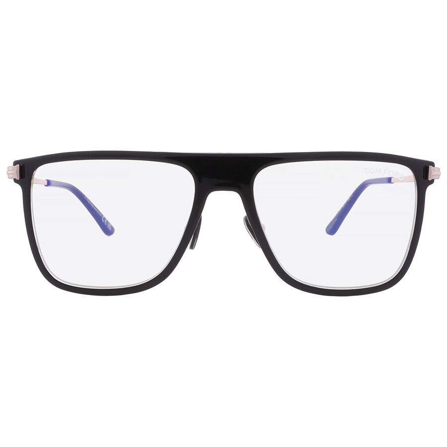 Tom Ford Blue Light Block Square Men's Eyeglasses Ft5944-b 003 55