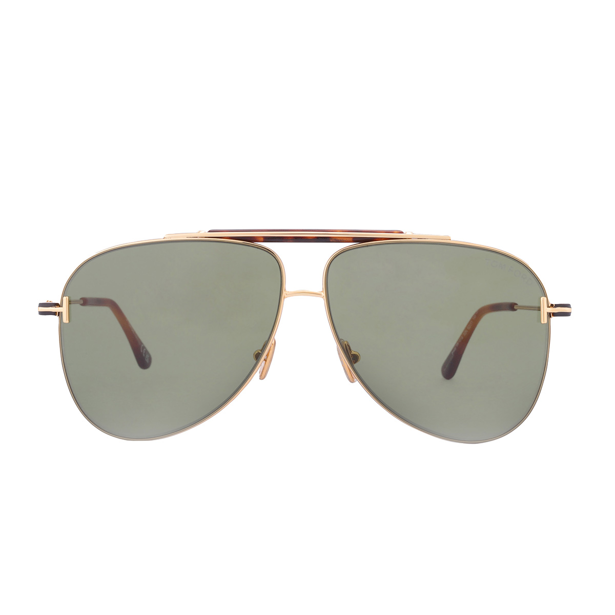 Tom Ford Brady Green Pilot Men's Sunglasses FT1018 30N 60