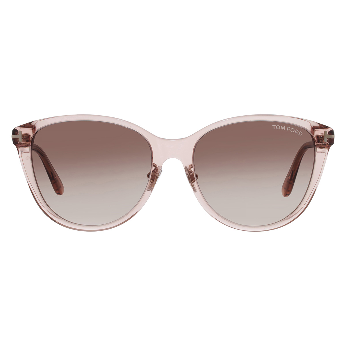 Tom Ford Brown Gradient Oval Ladies Sunglasses FT1055-K 72F 