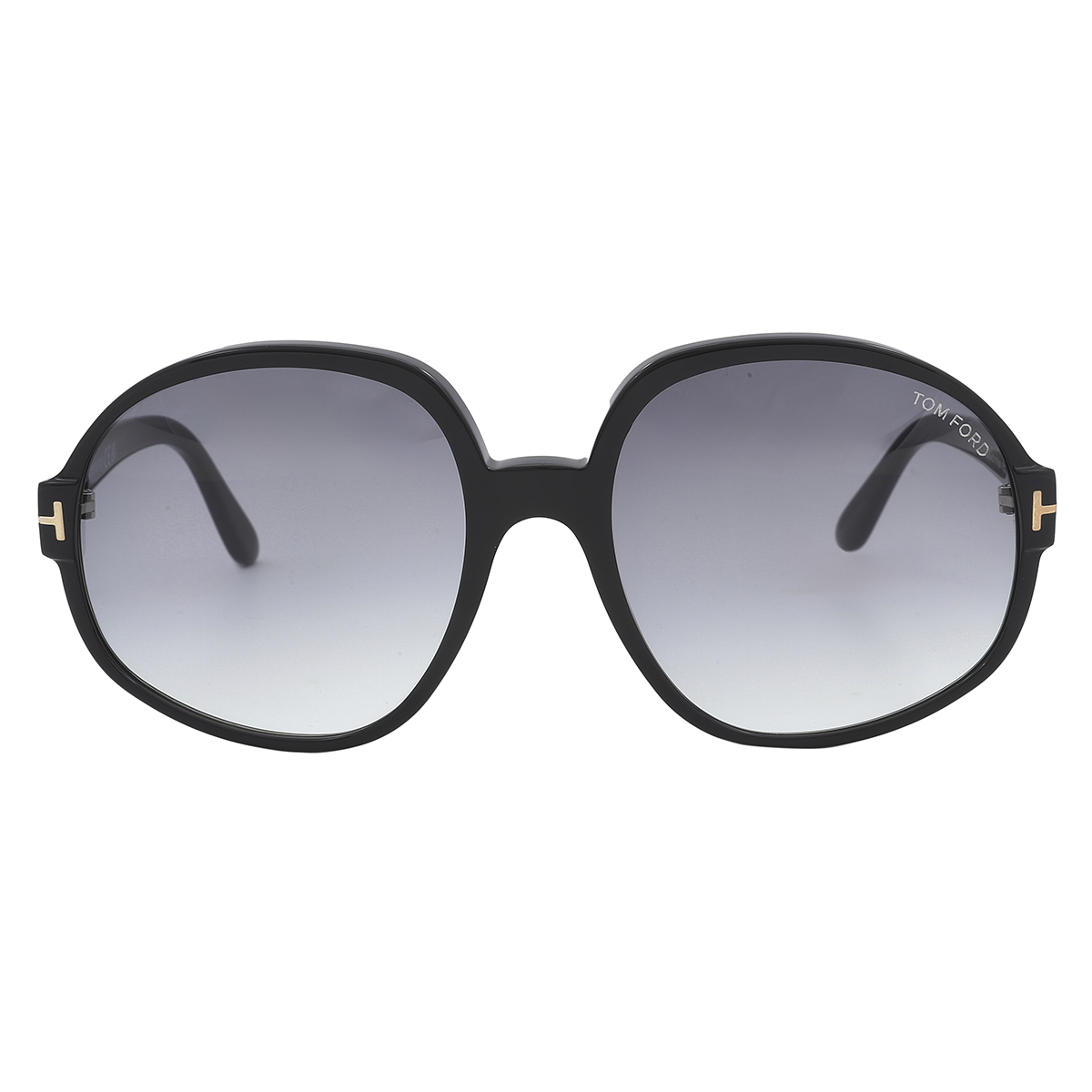 Tom Ford Claude Smoke Gradient Oversized Ladies Sunglasses 