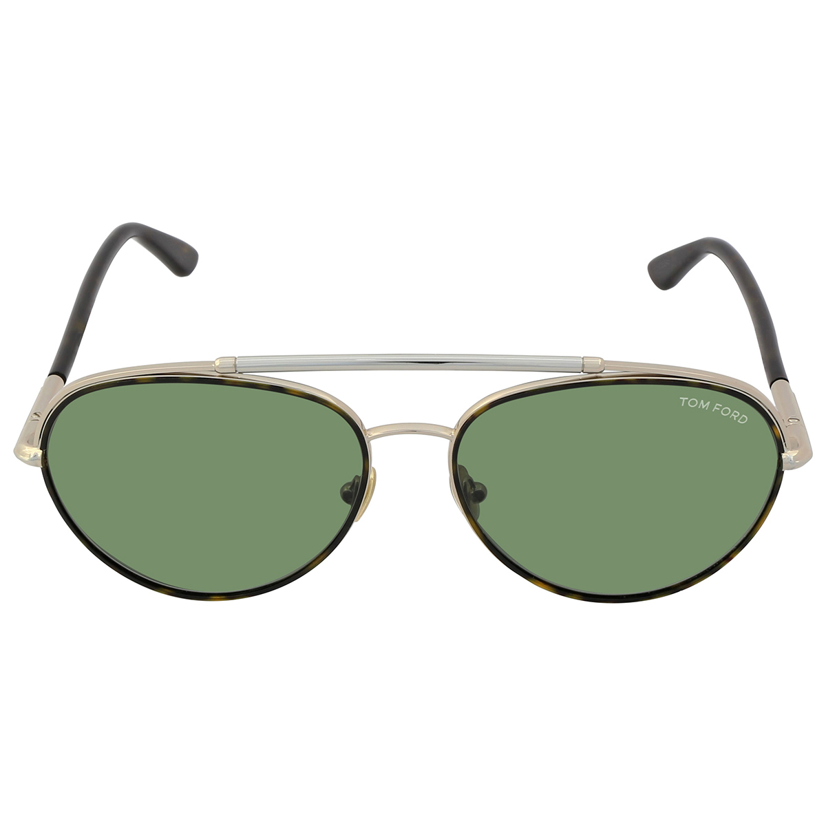 TOM FORD Curtis FT0748 52N Sunglasses Tom Ford CURTIS FT 0748 Dark Havana/Green (52N) Sunglasses  main image 3