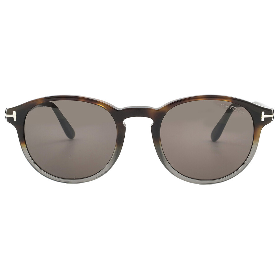 Tom Ford Dante Smoke Round Men's Sunglasses Ft0834 56a 50