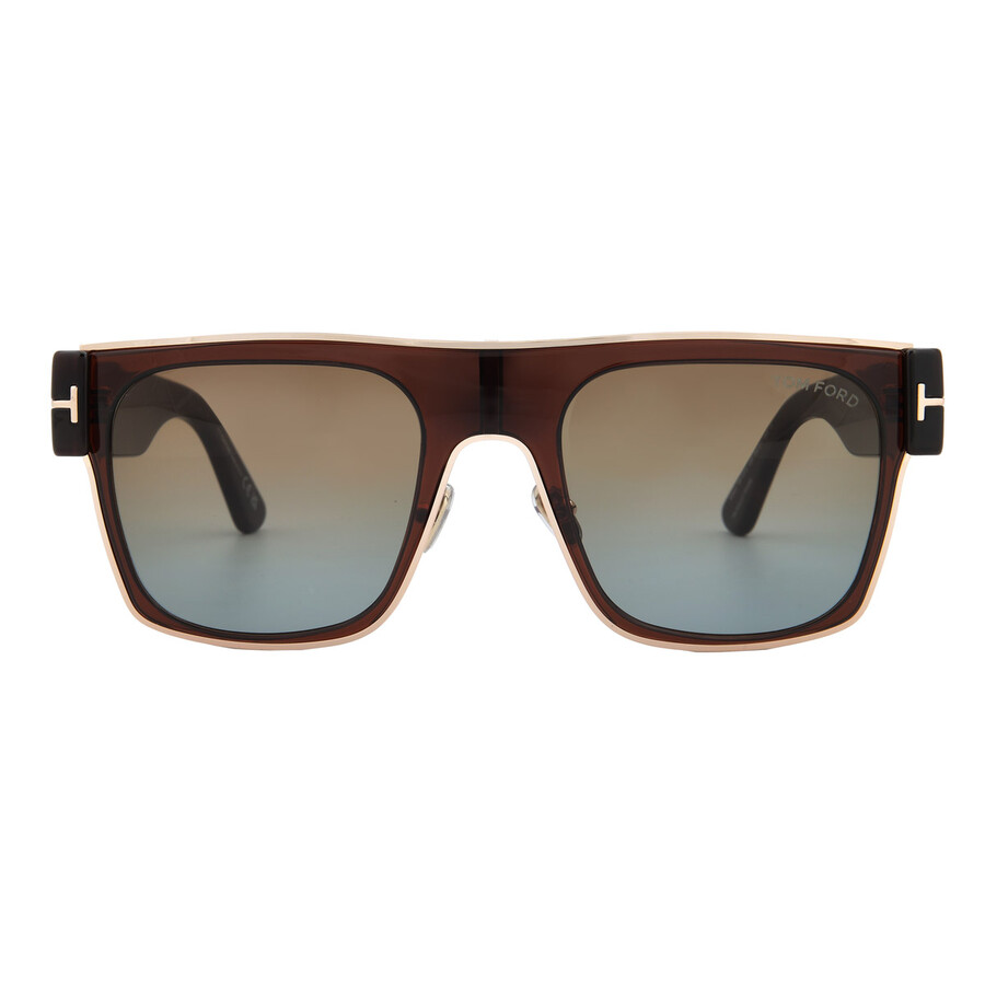 TOM FORD トムフォード TF10773 48F Edwin サングラス Tom Ford Edwin Brown Gradient Square Men's Sunglasses FT1073 48F