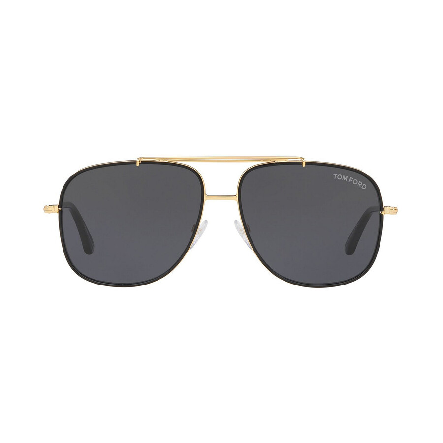 Tom Ford Benton Grey Pilot Unisex Sunglasses Ft0693 30a 58 In Grey