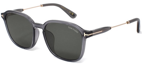 Tom Ford Grey Square Men's Sunglasses FT0893-K 20A 56 889214289575