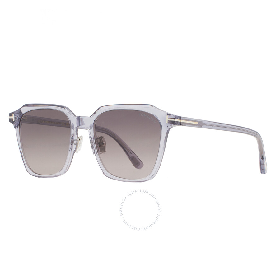 Tom Ford Grey Square Unisex Sunglasses Ft0971-k 20b 54 In Gray