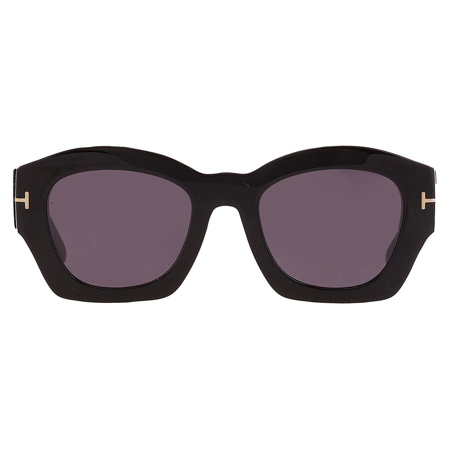 Tom Ford Guilliana Smoke Irregular Ladies Sunglasses FT1083