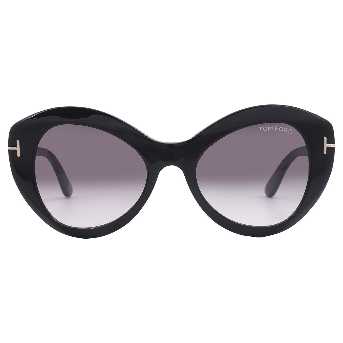 Tom Ford Guinevere Smoke Gradient Butterfly Ladies Sunglasses