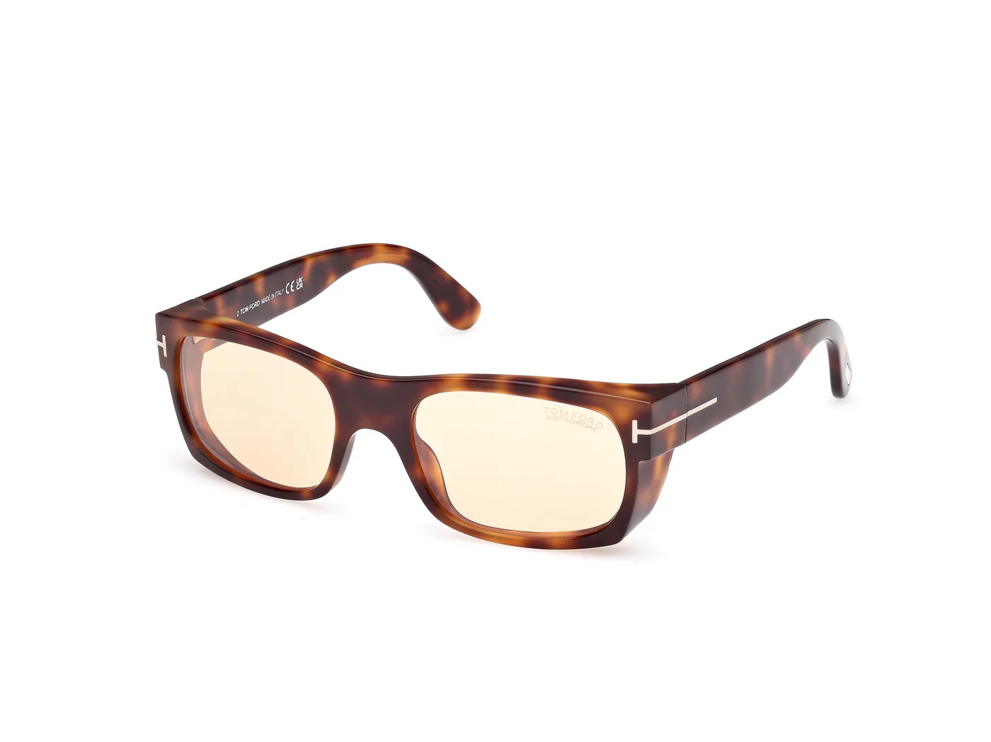 Tom Ford Juan Photochromatic Brown Rectangular Men's Sunglasses