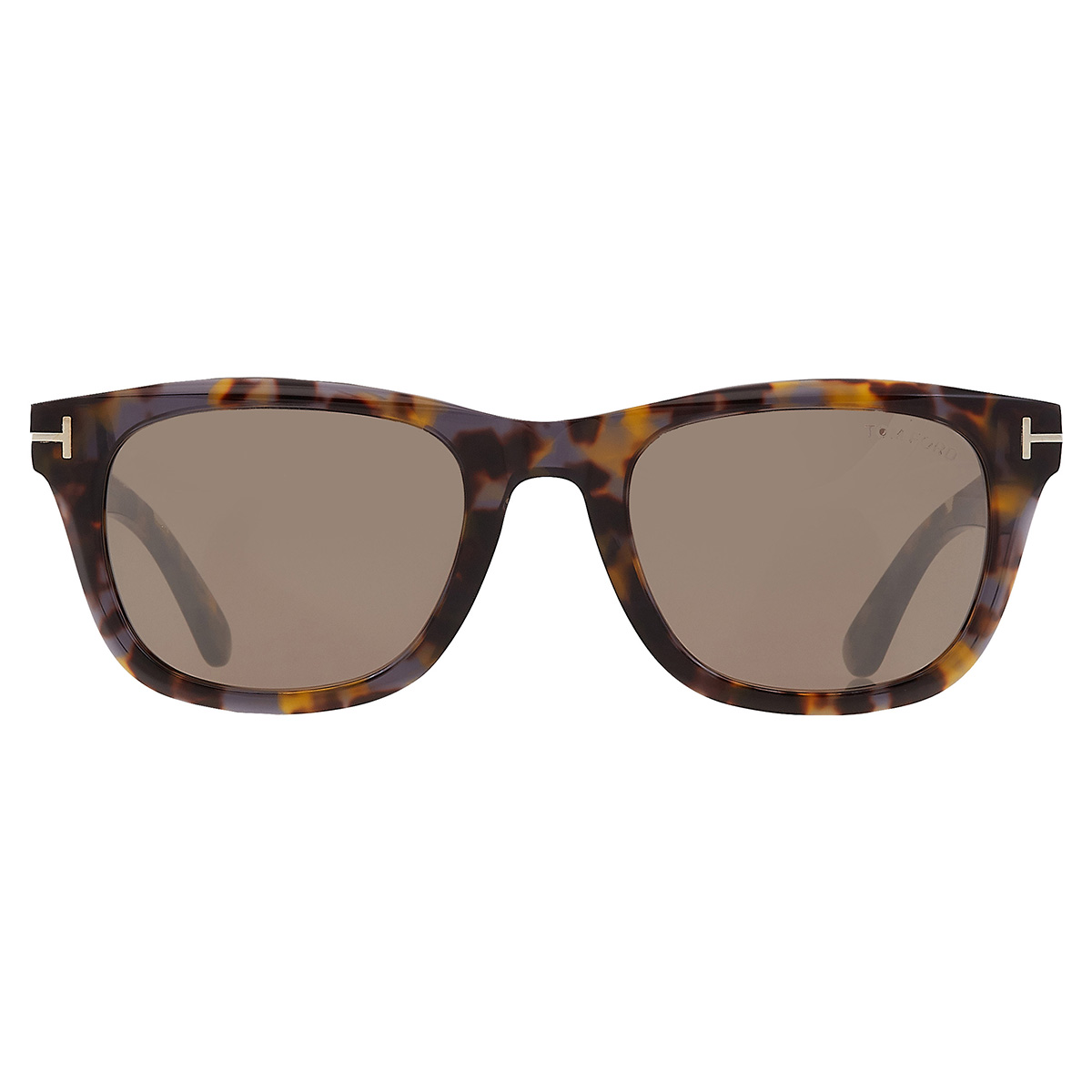 Tom Ford Kendel Brown Grey Mirror Square Men's Sunglasses FT1076